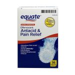 Antacid & Pain Relief Effervescent 36 Tabletas Extra Fuertes (Tabletas Efervescentes para el Alivio de la Acidez y el Dolor)
