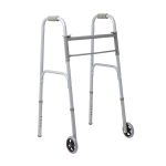 Andador de Aluminio con 2 Ruedas